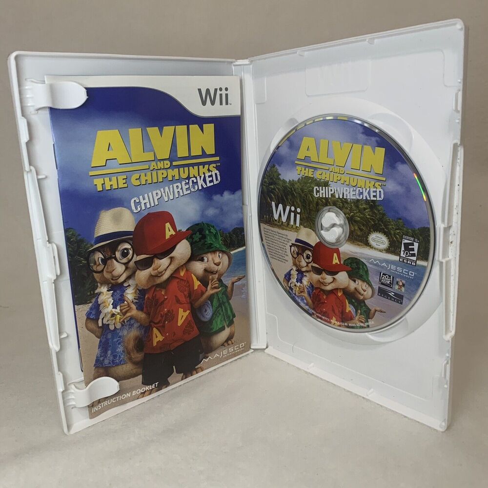 Alvin and the Chipmunks: Chipwrecked (Nintendo Wii, 2011)‎ Complete